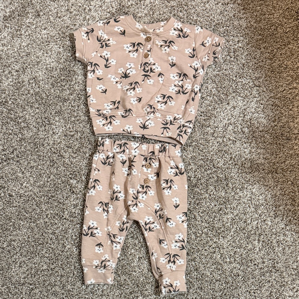 Jessica Simpson Floral Baby Girl Set